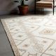 Cream Beige Moroccan Wool Rug